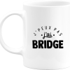 Mug j’peux pas j’ai bridge