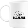 Mug j’peux pas j’ai escalade