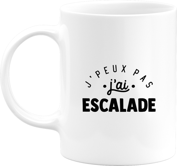 Mug j’peux pas j’ai escalade