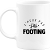 Mug j’peux pas j’ai footing