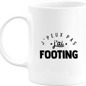 Mug j’peux pas j’ai footing Mug j’peux pas j’ai footing