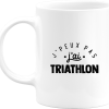 Mug j’peux pas j’ai triathlon