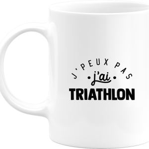 Mug j’peux pas j’ai triathlon Mug j’peux pas j’ai triathlon