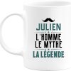 Mug julien l’homme le mythe la legende