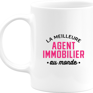 Mug la meilleure agent immobilier au monde Mug la meilleure agent immobilier au monde