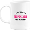 Mug la meilleure responsable au monde