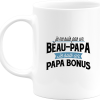 Mug papa bonus beau papa