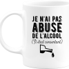 Mug pas abuse de l’alcool