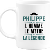 Mug philippe l’homme le mythe la legende