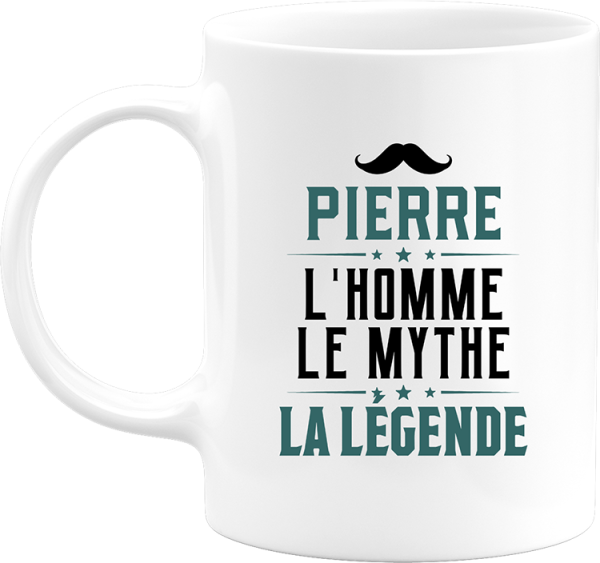 Mug pierre l’homme le mythe la legende