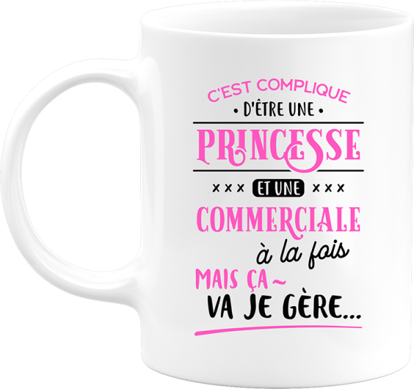 Mug princesse et commerciale