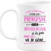 Mug princesse et hotesse de l’air
