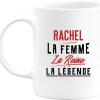Mug rachel la femme la reine la legende