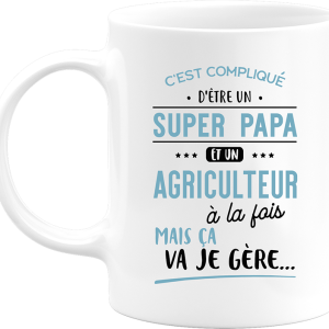 Mug super papa et agriculteur Mug super papa et agriculteur