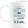 Mug super papa et banquier
