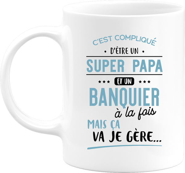 Mug super papa et banquier