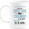 Mug super papa et cuisinier