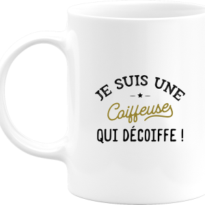 Mug une coiffeuse qui decoiffe Mug une coiffeuse qui decoiffe