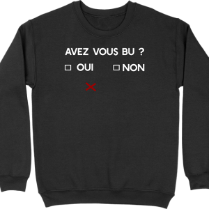 Pull homme avez vous bu Pull homme avez vous bu