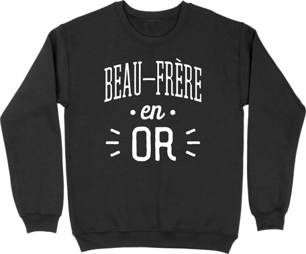 Pull homme beau-frere en or