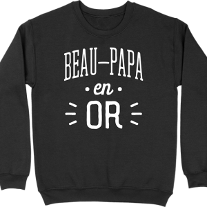 Pull homme beau-papa en or Pull homme beau-papa en or