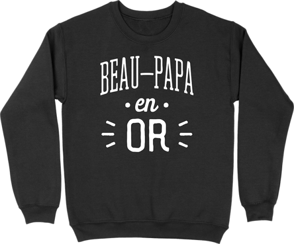 Pull homme beau-papa en or