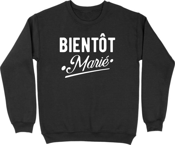 Pull homme bientot marie