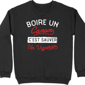 Pull homme boire pour sauver Pull homme boire pour sauver