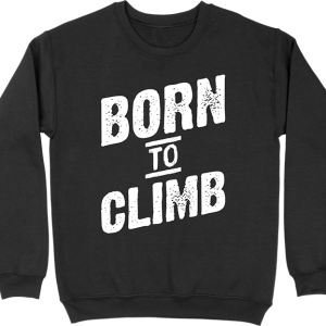 Pull homme born to climb escalade Pull homme born to climb escalade