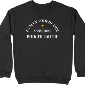 Pull homme ca m’en touche une Pull homme ca m’en touche une