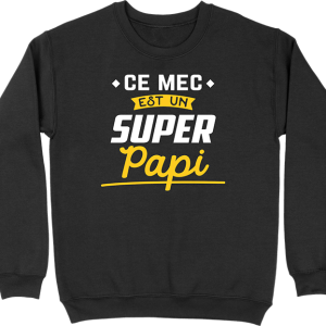 Pull homme ce mec est un super papi Pull homme ce mec est un super papi