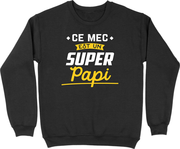 Pull homme ce mec est un super papi