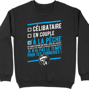 Pull homme celibataire a la peche Pull homme celibataire a la peche