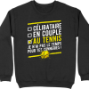 Pull homme celibataire au tennis