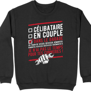 Pull homme celibataire dans le garage Pull homme celibataire dans le garage