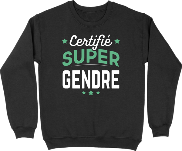 Pull homme certifie super gendre