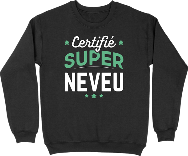 Pull homme certifie super neveu