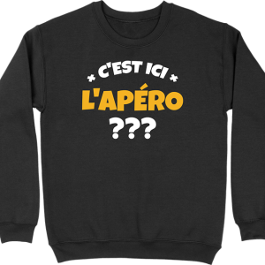 Pull homme c’est ici l’apero Pull homme c’est ici l’apero