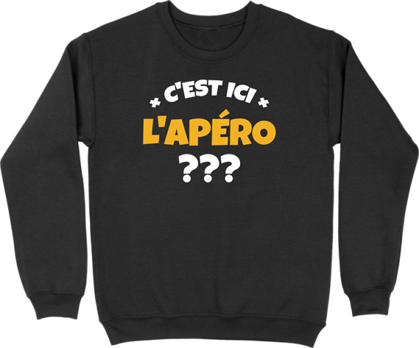 Pull homme c’est ici l’apero