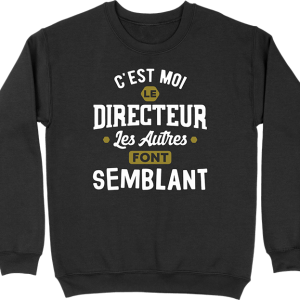 Pull homme c’est moi le directeur Pull homme c’est moi le directeur