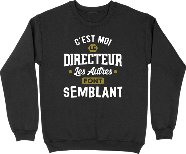 Pull homme c’est moi le directeur