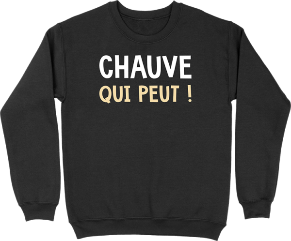 Pull homme chauve qui peut