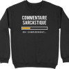 Pull homme commentaire sarcastique
