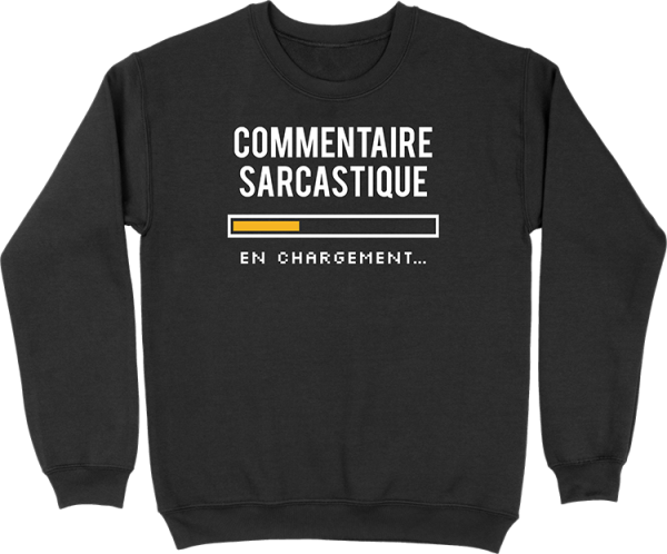 Pull homme commentaire sarcastique