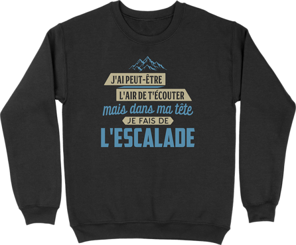 Pull homme dans ma tete escalade