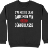 Pull homme de l&rsquo;eau dans mon vin