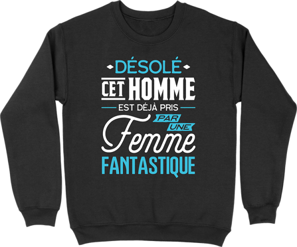 Pull homme deja pris par une femme fantastique