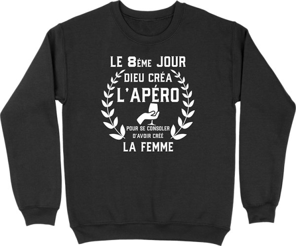 Pull homme dieu crea l’apero