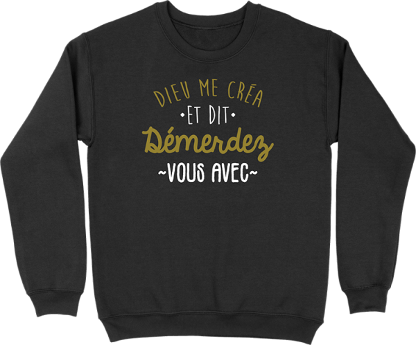 Pull homme dieu me crea