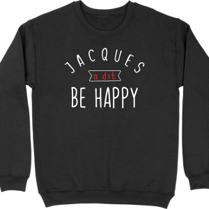 Pull homme jacques a dit be happy Pull homme jacques a dit be happy